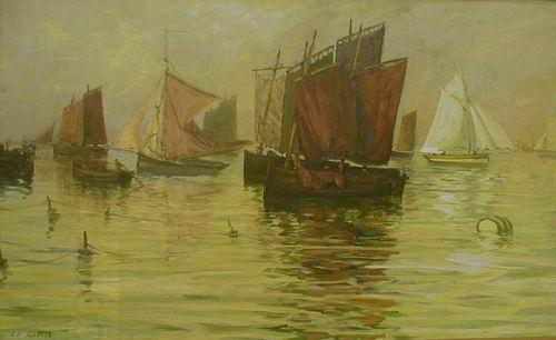 Charles Cottet Sailors oil painting picture